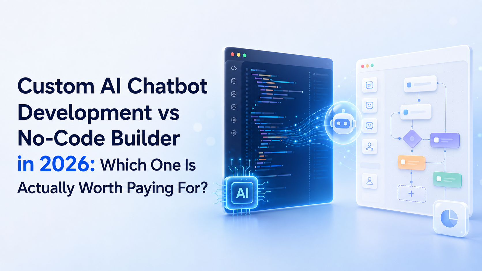 Custom AI Chatbot Development vs No-Code Builder in 2026: Which One Is Actually Worth Paying For?