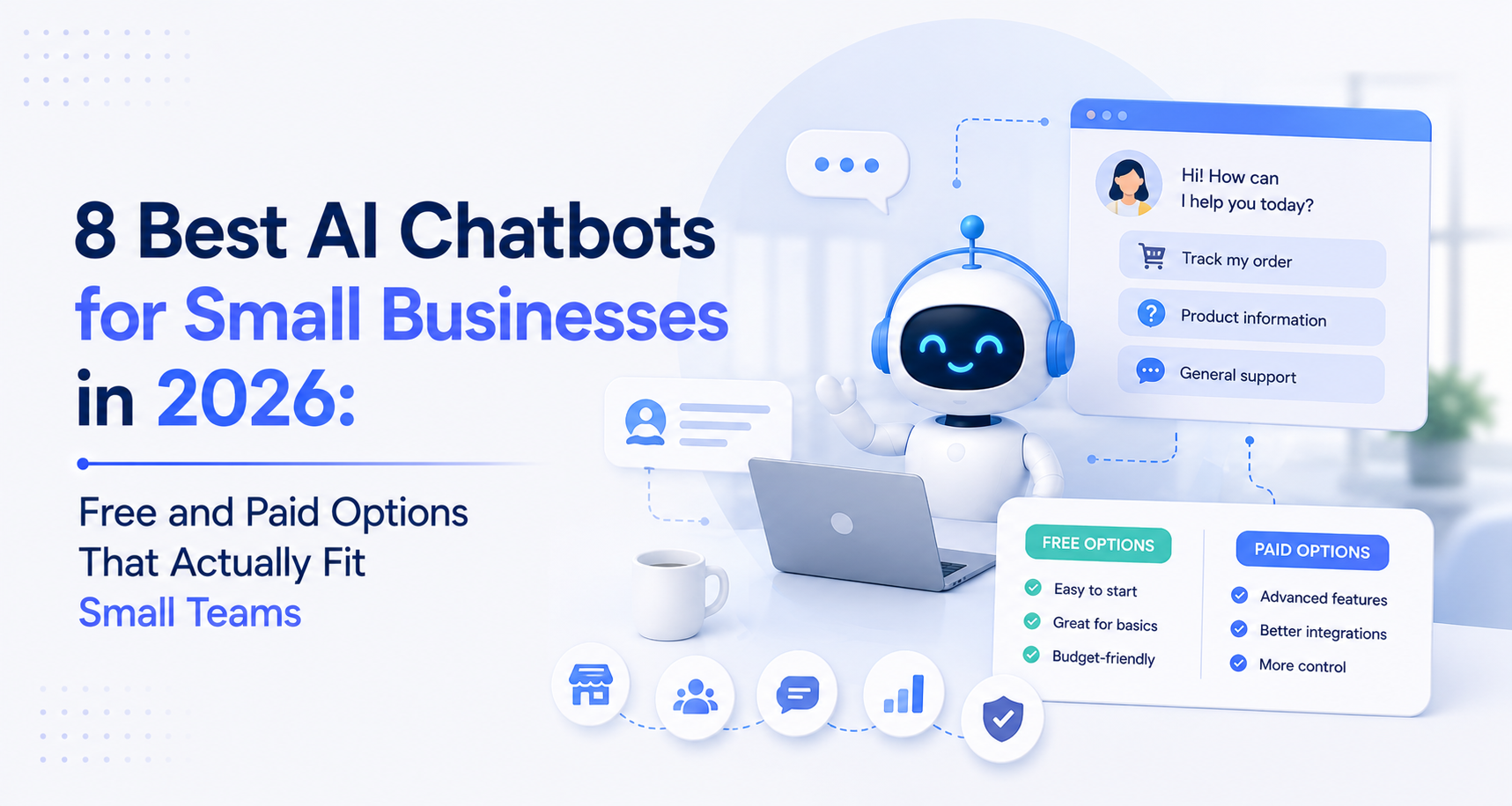 8 Best AI Chatbots for Small Businesses in 2026: Free and Paid Options That Actually Fit Small Teams