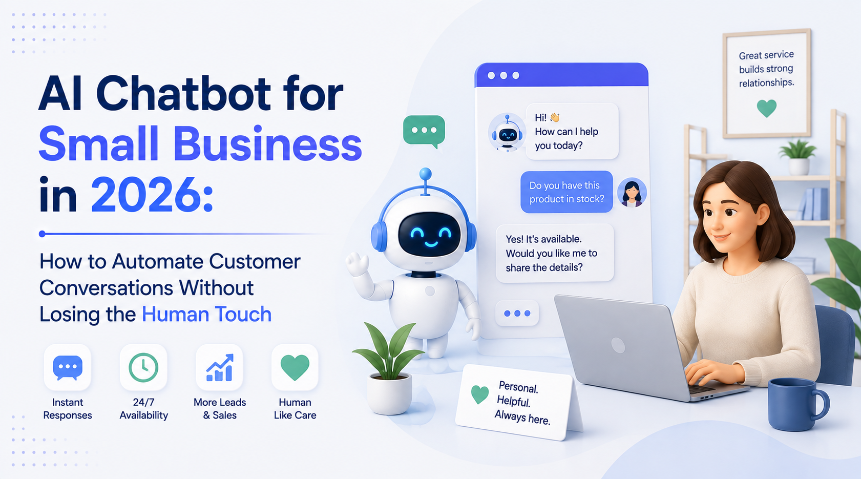 AI Chatbot for Small Business in 2026: How to Automate Customer Conversations Without Losing the Human Touch