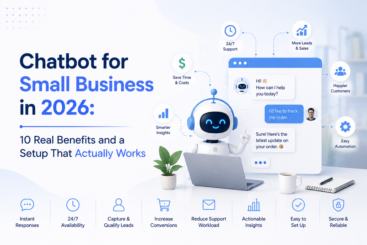 Chatbot for Small Business in 2026: 10 Real Benefits and a Setup That Actually Works