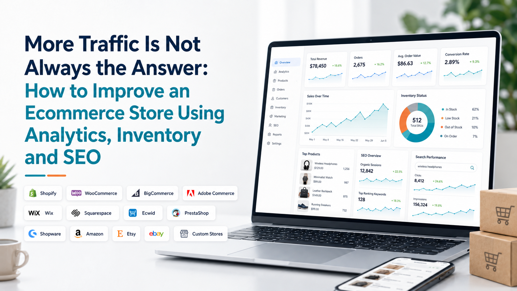 More Traffic Is Not Always the Answer: How to Improve an Ecommerce Store Using Analytics, Inventory and SEO