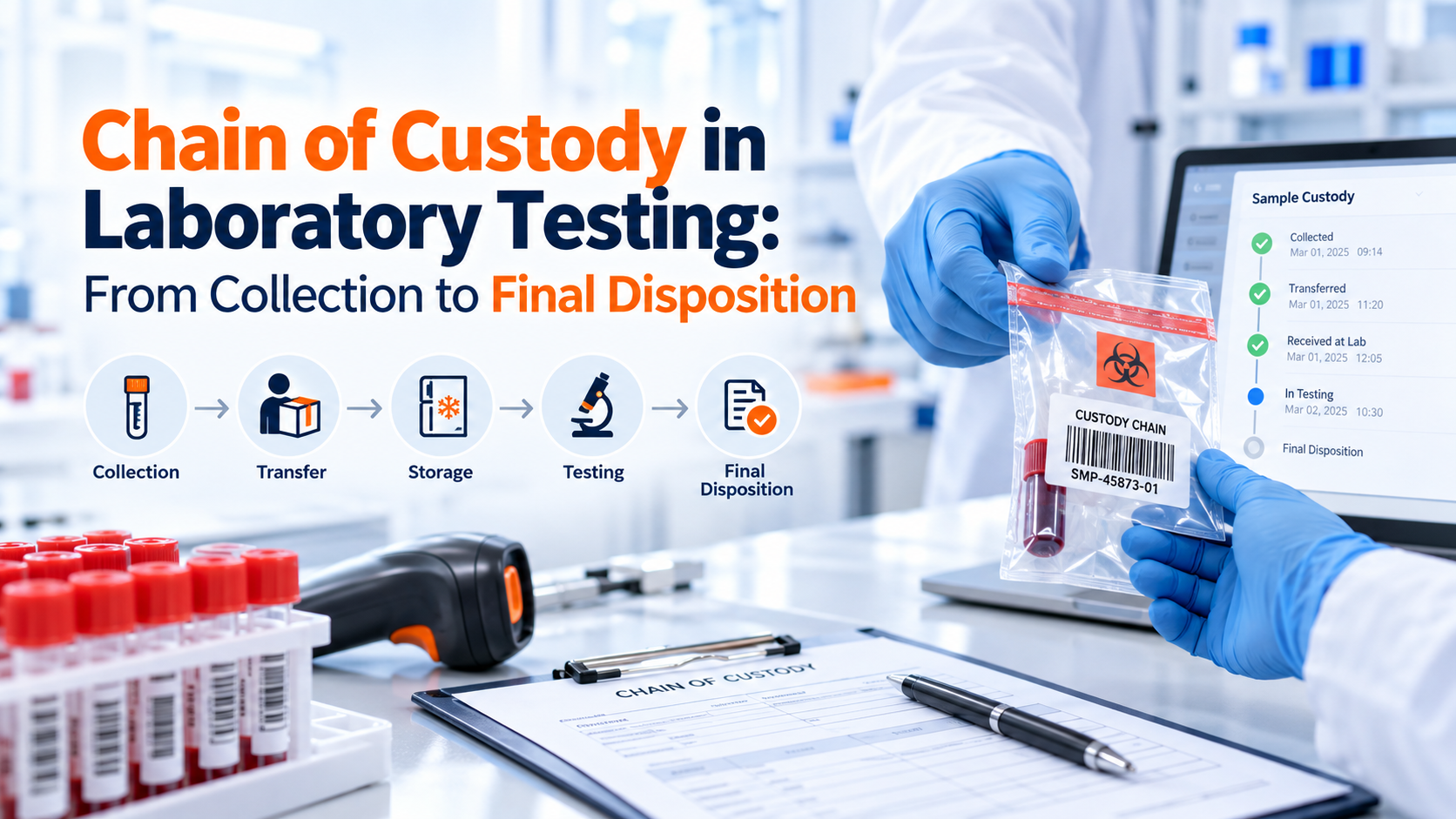 Chain of Custody in Laboratory Testing: From Collection to Final Disposition