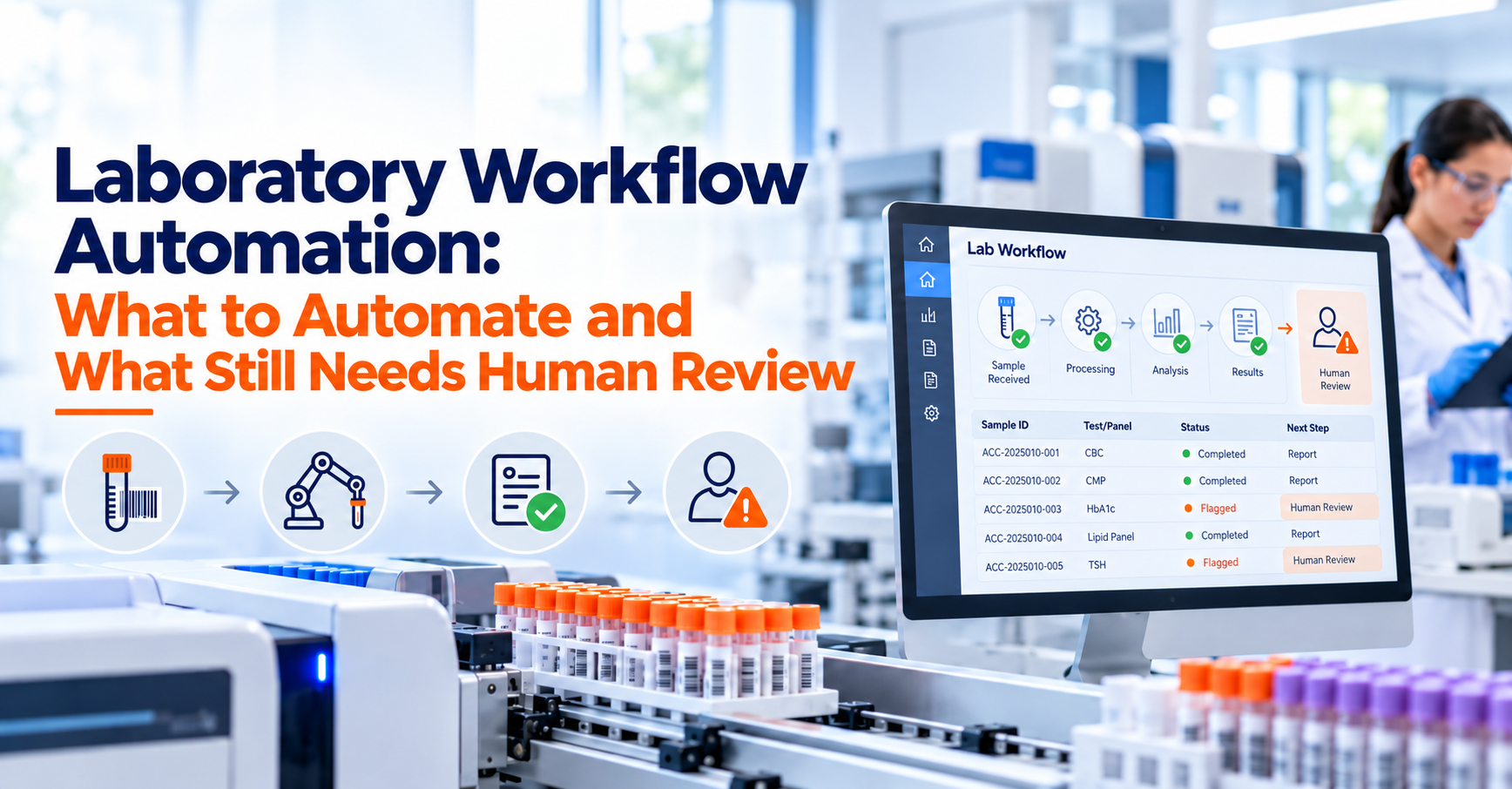 Laboratory Workflow Automation: What to Automate and What Still Needs Human Review